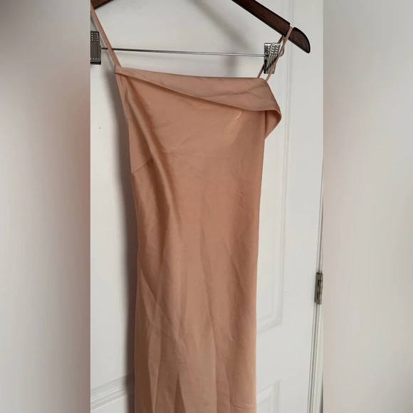 NWOT  ASTR the‎ Label Cowl Slip Midi Dress in Blush XS - Picture 2 of 6